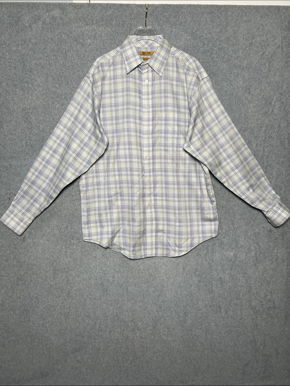 Roundtree & Yorke Gold Label Plaid Button Down
